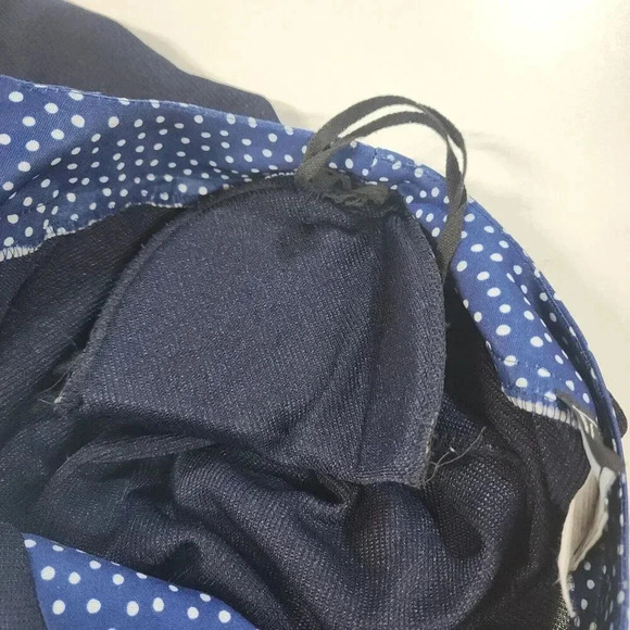 Vintage Leni Leni Made In USA Button Up Long Sleeve Polka dot Women's Blazer 14 - Picture 10 of 11